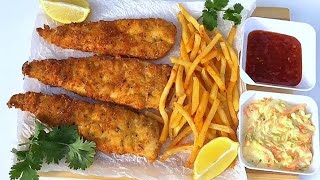 Crispy Fried Fish(Hake)🐟 Served With Fries 🍟/South African Recipe/Food We Eat/ by Mukovhe Makhwedzha 1,526 views 2 years ago 4 minutes, 5 seconds