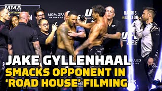 Conor McGregor, Ultra-Jacked Jake Gyllenhaal Film 'Road House' Scene After UFC 285 Weigh-Ins