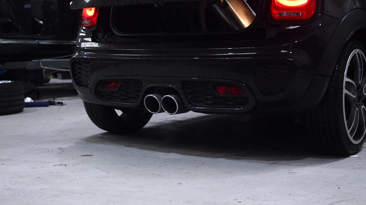 Mini Cooper S JCW F56 Remus Cat Back Exhaust - YouTube