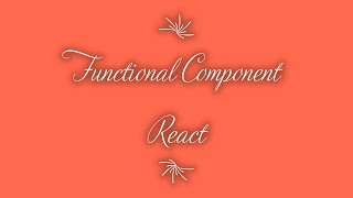 functional Component in React js || Tamil || class component vs functional component differences