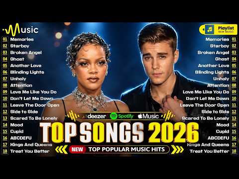Billboard Pop Music 2026 🌈 Rihanna, Ariana Grande, Dua Lipa, Adele, Justin Bieber, Ed Sheeran
