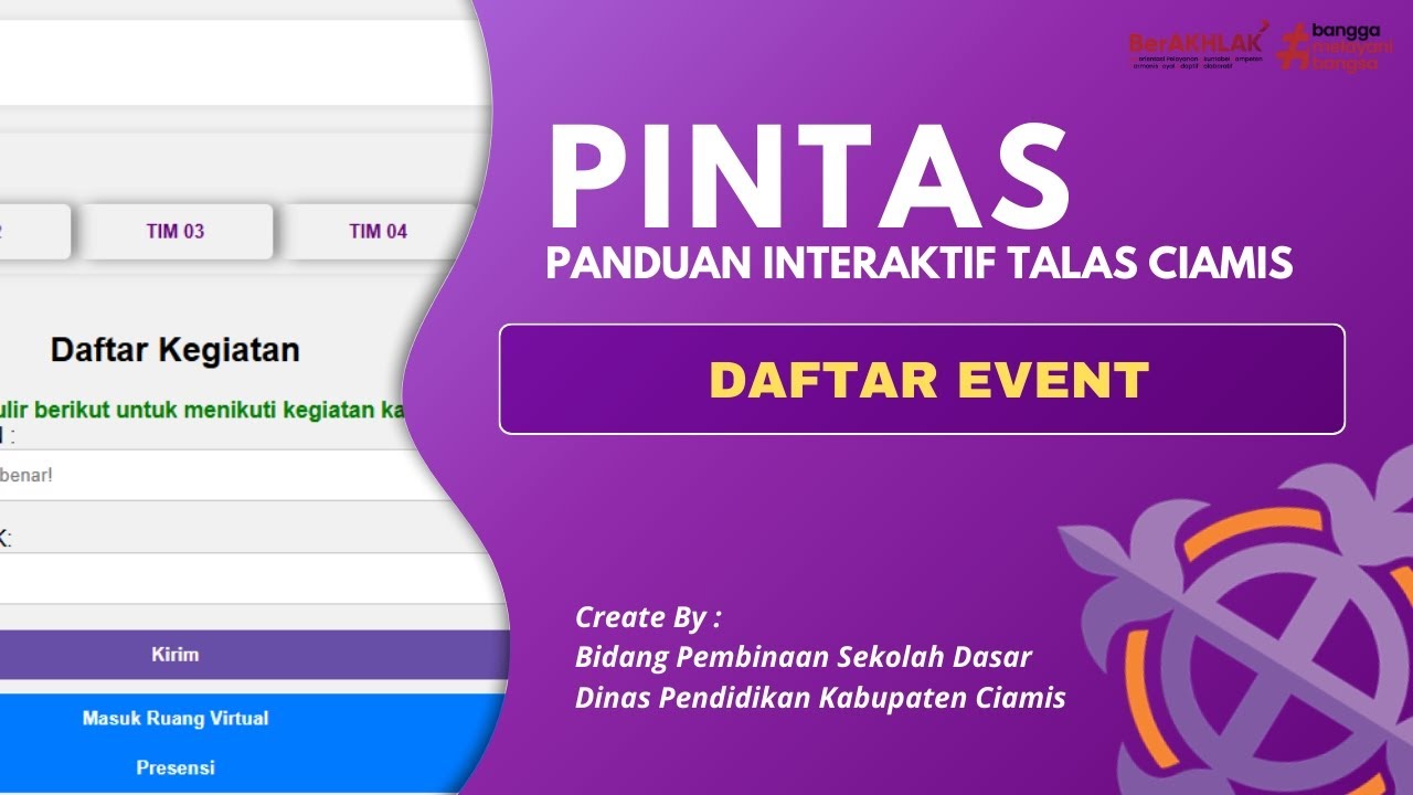Cara Daftar Event di TALAS Ciamis Versi Terbaru 