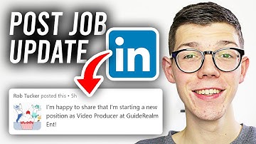How To Post New Job Update On Linkedin - Full Guide