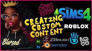 Designing a Cut-Out Outfit in Blender 3D 🧵✨ | Sims 4 Custom Body CC screenshot 3