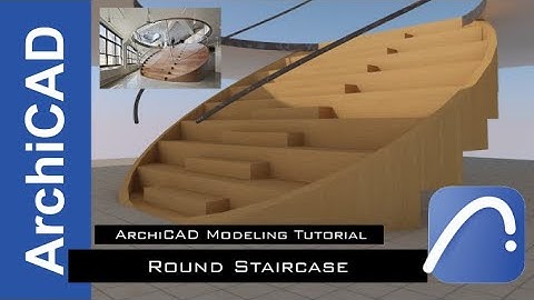 Round Staircase | ArchiCAD Modeling Tutorial
