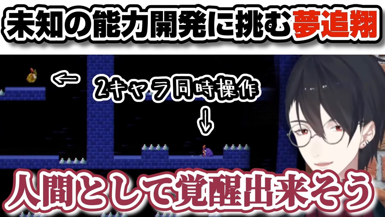 左右違う操作をするゲームで壊れゆく夢追翔【にじさんじ切り抜き/Ambidextro】