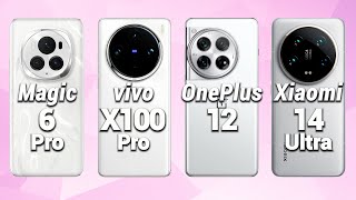 Honor Magic 6 Pro Vs. vivo X100 Pro Vs. OnePlus 12 Vs. Xiaomi 14 Ultra