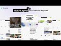 Kawkab Multi layout agency Webflow Project/ Webflow Template showcase video part 1