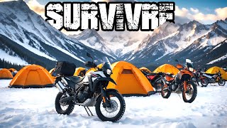 Hivernale MOTO ❄️☠️ ... comment SURVIVRE ? 🧊