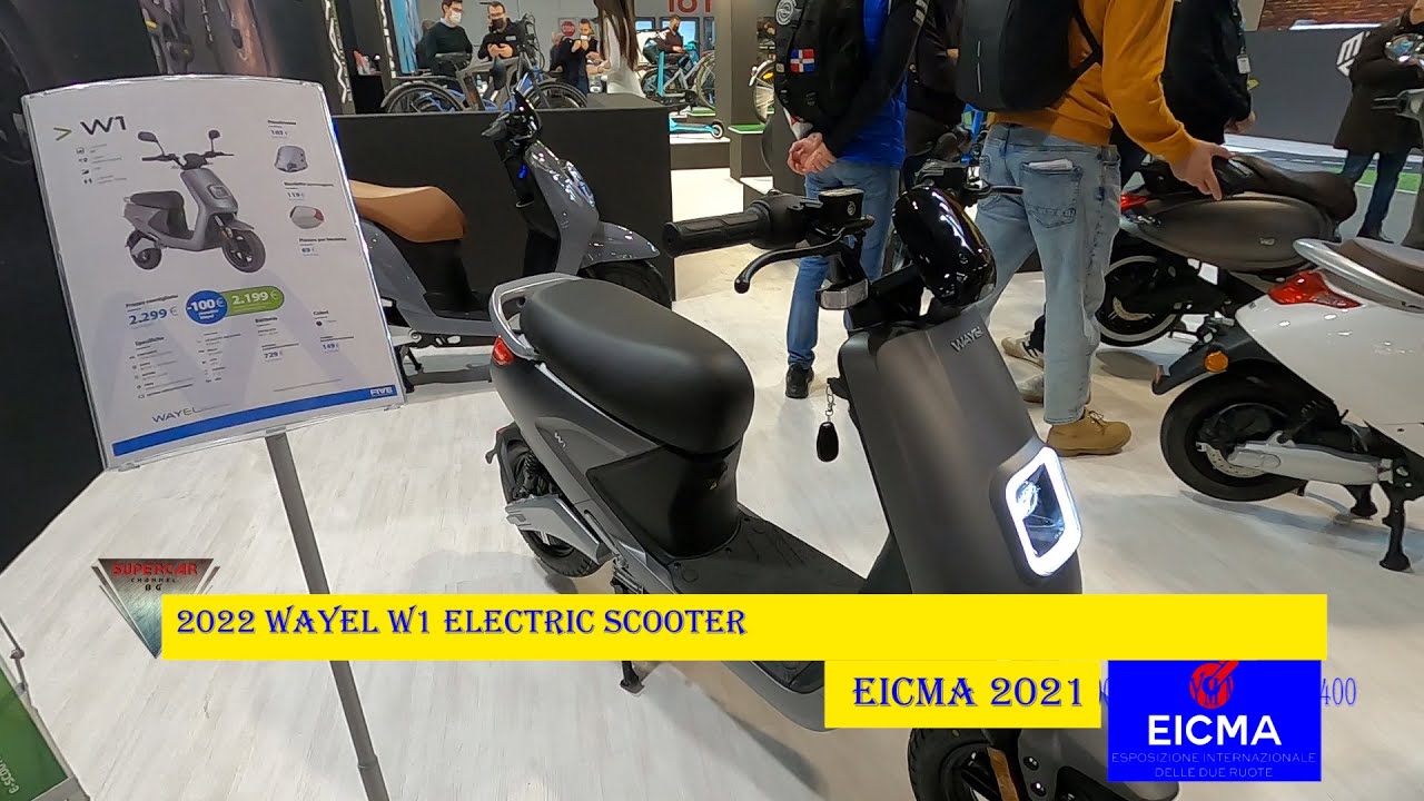 2022 Wayel W1 Electric Scooter Walkaround Eicma 2021 Milan