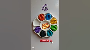 Alphabet lore color mixing #colormixing #satisfying #shorts #alphabet #mix