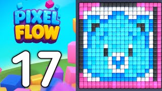 pixel flow level 17. walkthrough gameplay