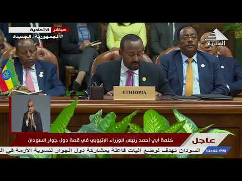 كلمة ابي احمد رئيس الوزراء الاثيوبي في قمة دول جوار السودان 13 7 2023