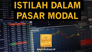 ISTILAH DALAM PASAR MODAL UNTUK PEMULA YANG WAJIB DIKETAHUI SEBELUM MASUK KE BURSA SAHAM //CARA KAYA