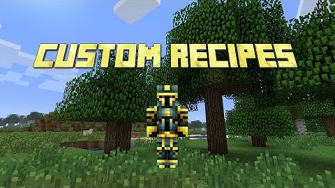 Plugin Tutorial- Custom Recipes
