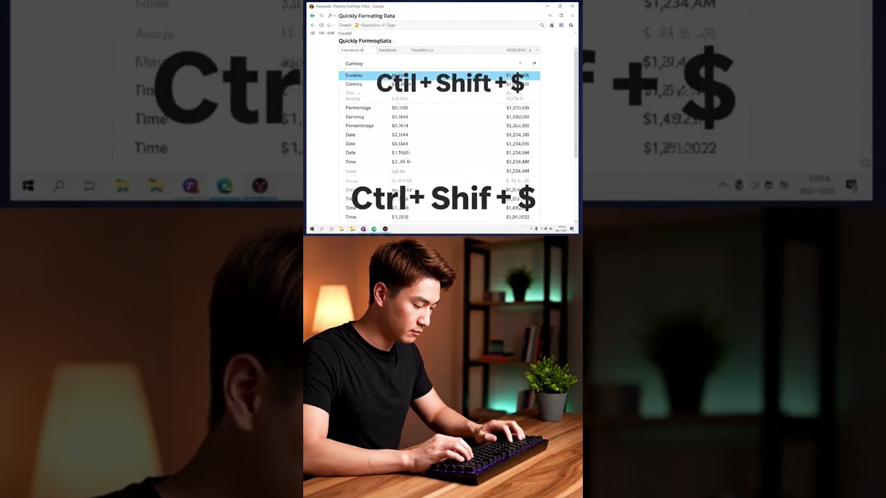 Excel Short Cuts