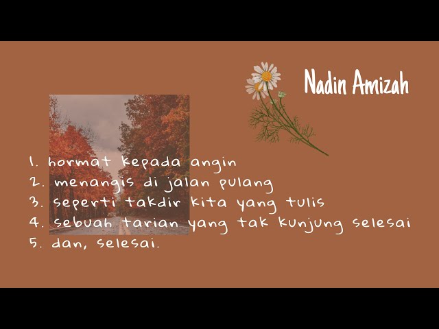 Nadin Amizah - Album Kalah Bertaruh (Playlist) class=