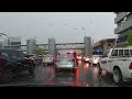 Heavy rain  in riyadh city after long time