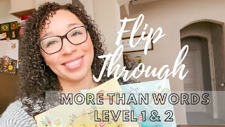 Homeschool Bible Curriculum 2021 // Masterbooks: More Than Words Level 1 & Level 2 // Flip Through