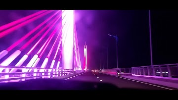 Cầu dây văng đầu tiên tại tỉnh Quảng Ngãi- Cầu Cổ Lũy, đẹp cả ngày và đêm!!!