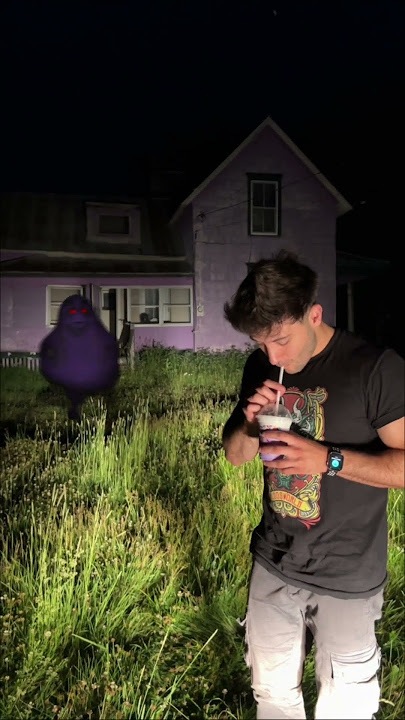 DO NOT DRINK THE GRIMACE SHAKE OUTSIDE OF GRIMACE'S HOUSE AT 3AM! | I FOUND THE REAL GRIMACE HOUSE