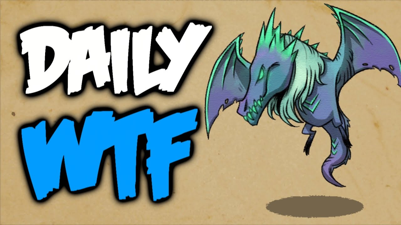 Dota 2 Daily WTF - How to train your Dragon