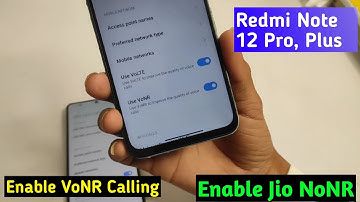 How to enable VoNR calling in Redmi Note 12 Pro 5G phone | Redmi Note 12 Pro VoNR Calling