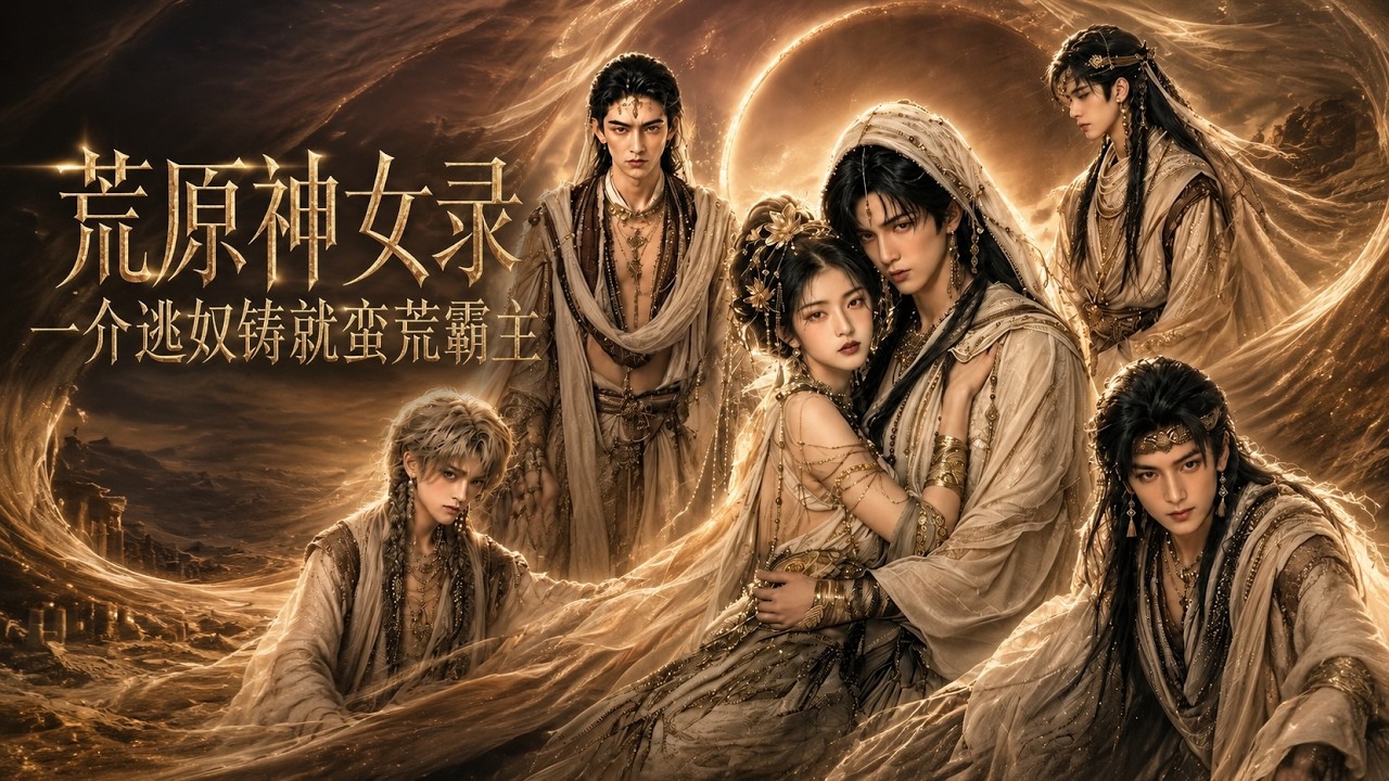 【高清全集】《荒原神女錄：一介逃奴鑄就蠻荒霸主》 #逆襲 #愛情 #甜寵 #反轉 #江山 #熱門短劇 #drama #爽劇 #AI短劇