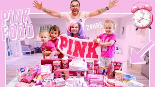 we ONLY ate PINK Food for 24 HOURS!!