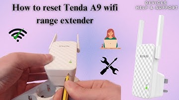 Reset Tenda A9 wifi range extender within 2 minutes | Resetting Tenda A9 wifi range extender