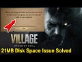 Resident Evil Village Save Game Error Fix – 21MB Disk Space Issue Solved (No Software Needed)