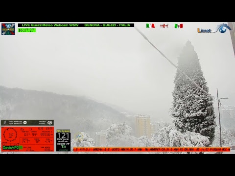 Live stream GENOVA QUEZZI ITALIA - Quezzimeteo Webcam