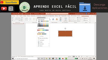 Excel: Copiar COLOR de cualquier objeto de la pantalla a una FORMA