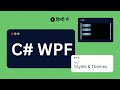 C# WPF Tutorial 13 - Styles and Themes in WPF | Resource Dictionary | Explained in Hindi हिंदी