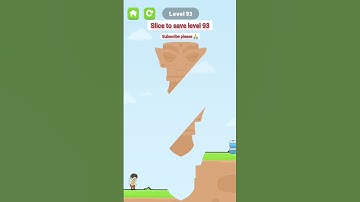 Slice to save/level 93 | funny game 2023 | new Android game 2023 #shorts #gaming #funny #trending