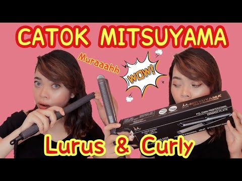  REVIEW  CATOK  RAMBUT  MITSUYAMA CATOK  LURUS dan CURLY 