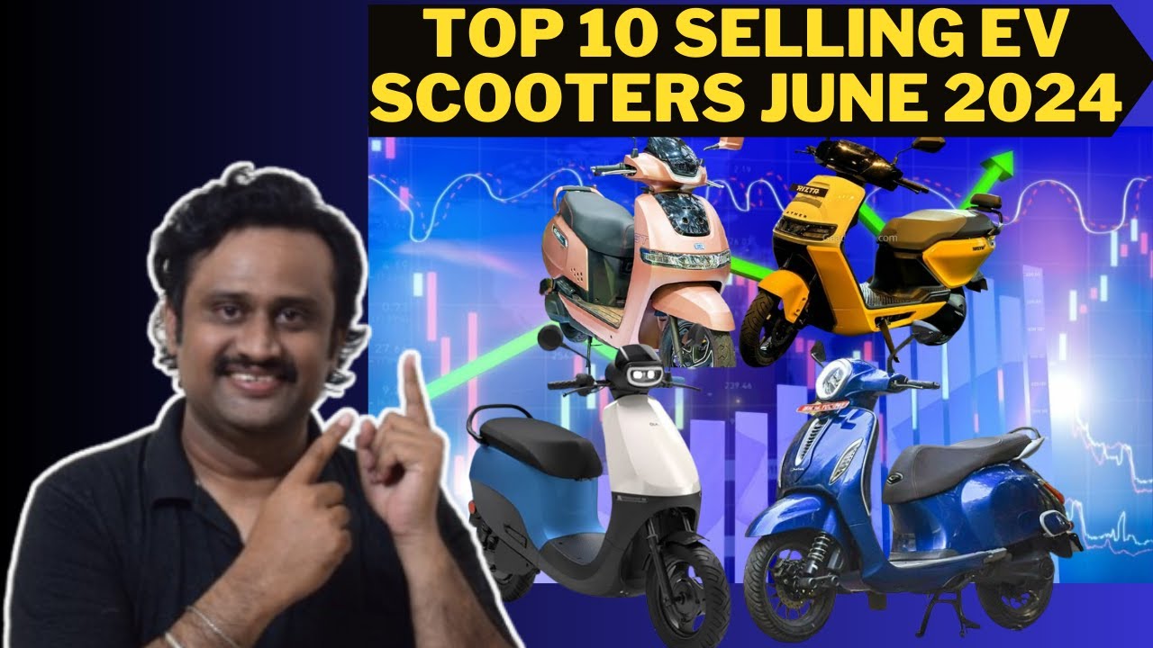 Top 10 Electric Scooters - EV Sales report In June 2024 - YouTube