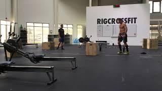 Athens Throwdown 2018 WOD 3 Masters 45+ Chris Bourke