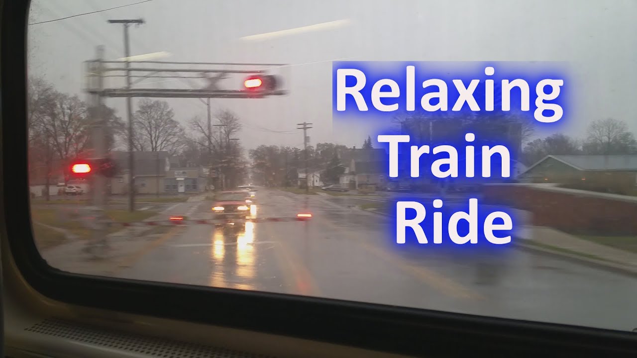 A Relaxing Ride on a Train [ASMR] Nature No Talking Ambient Sounds ...
