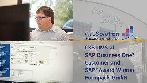 CKS.DMS for SAP Business One at Formpack (englisch)