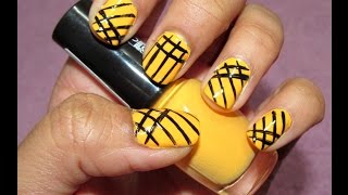nail lines line simple manicure simples