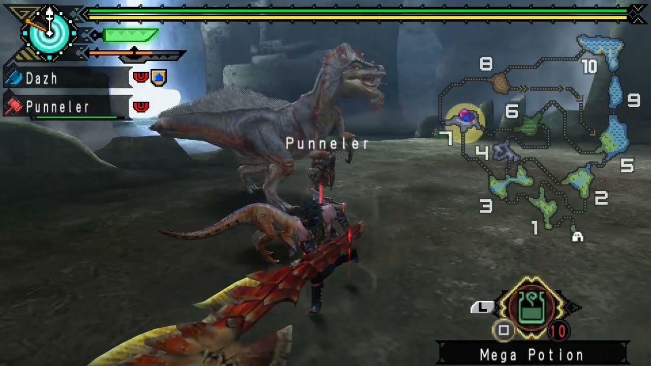 MHP3rd - duo high rank great jaggi