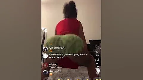 @KKVSH Twerking on ig live Pt.2🍑🥵‼️😍