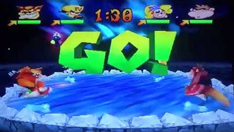 Crash Bash 2 Player Co-op Playthrough (Tiny and Cortex) Part 1