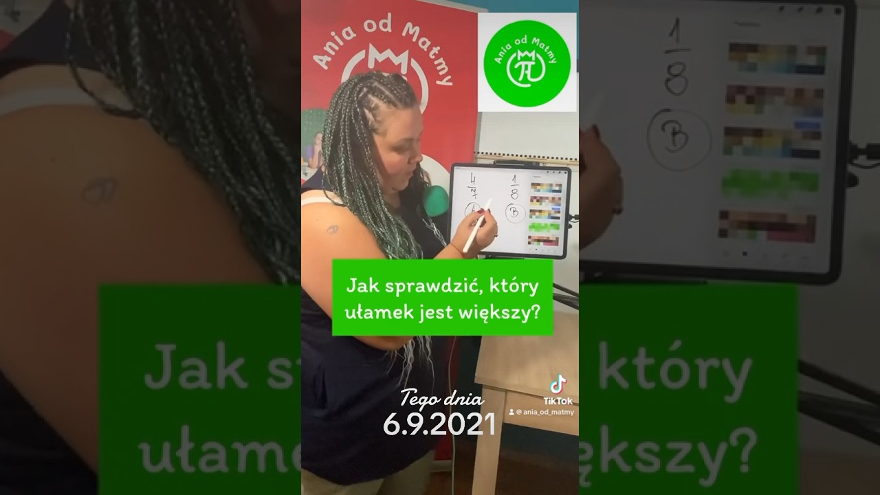 Jak sprawdzić, który ułamek jest większy ? - YouTube