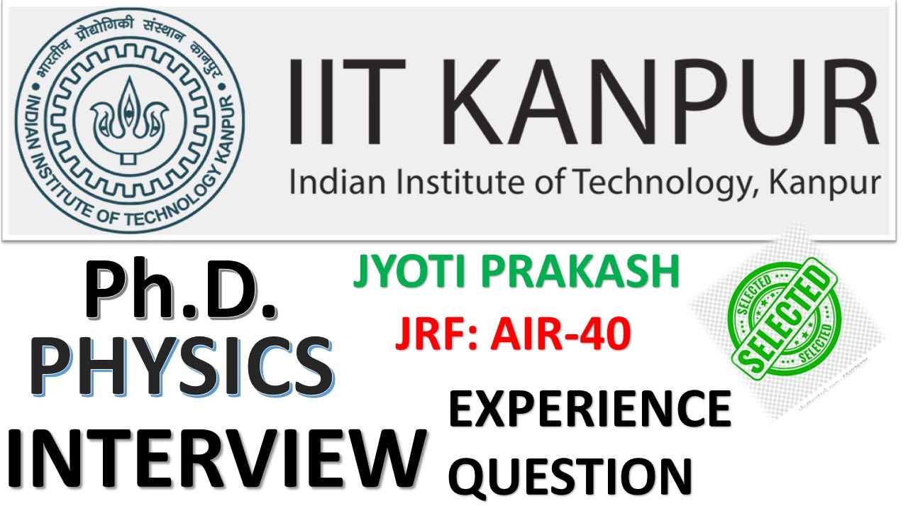 msc phd dual degree in physics iit kanpur