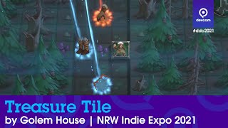Lets Play Pre-Release Treasure Tile by Golem House | devcom NRW Indie Expo