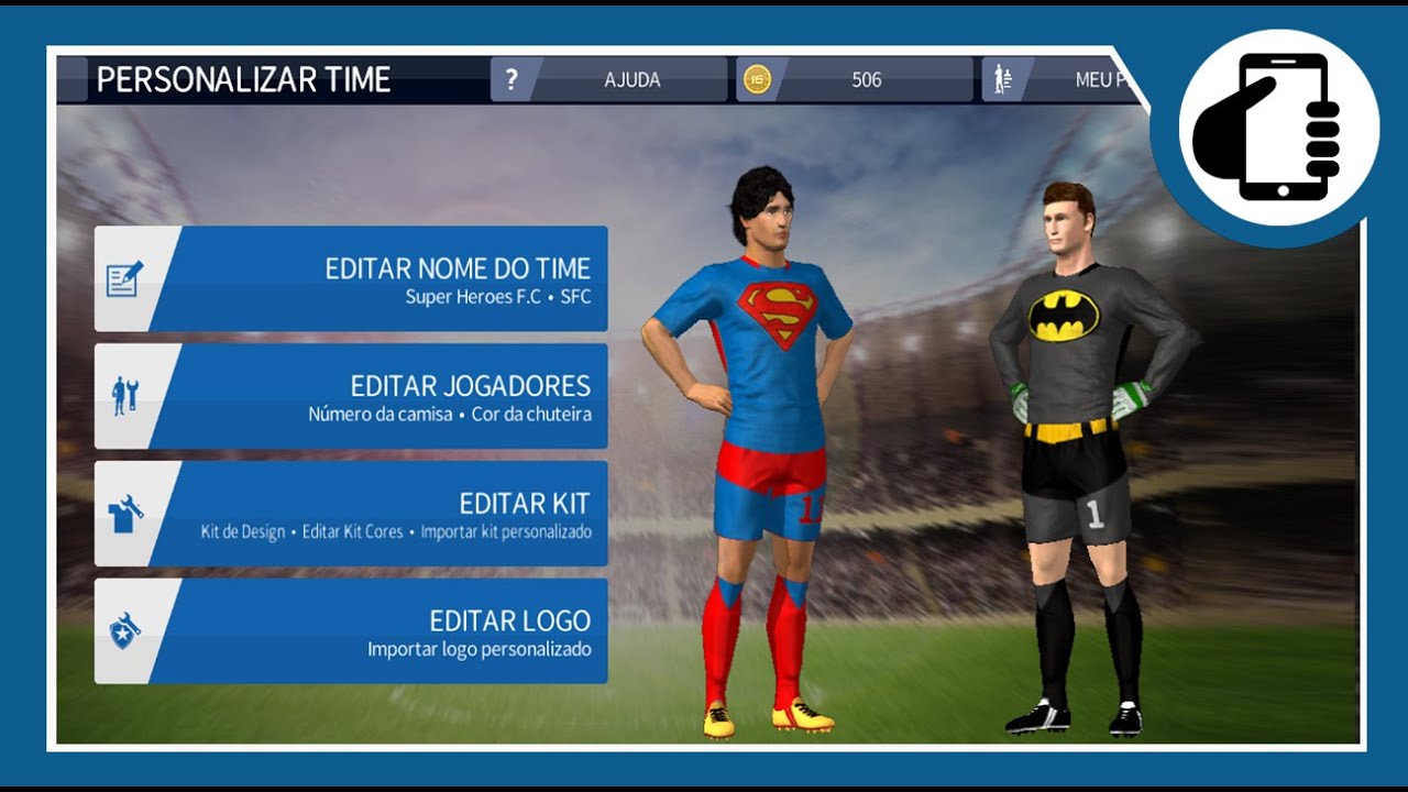 Kit Super Heróis - Dream League Soccer 16/15 - YouTube