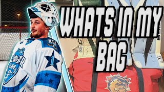 WHAT'S IN MY HOCKEY BAG 2023 *GOALIE EDITION*
