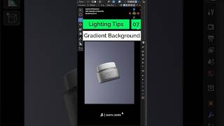 Blender Lighting Tips (07): Gradient Background